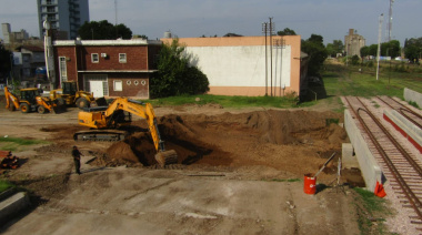 Avanza la obra del paso bajo nivel de Rivadavia: comenzaron a excavar el túnel vehicular
