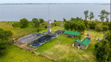 Estación Hidrobiológica: implementan tareas de impermeabilización de la cava para aumentar la productividad