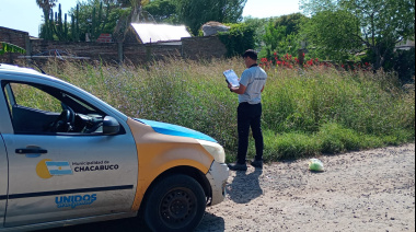 El Municipio de Chacabuco intensifica controles y sanciones por lotes baldíos en estado de abandono
