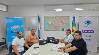 Reunión de trabajo entre funcionarios de Seguridad y fomentistas de Villa Belgrano