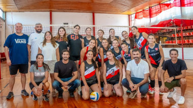 El Municipio de Junín acompaña al vóley femenino del Club Junín en un torneo nacional