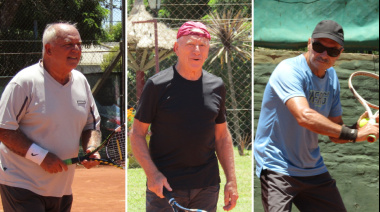 Hacer deporte después de los 70 años: la garra y pasión de un grupo de tenistas juninenses