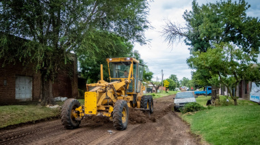 Tareas de mantenimiento integral en Barrio Norte para mejorar la transitabilidad
