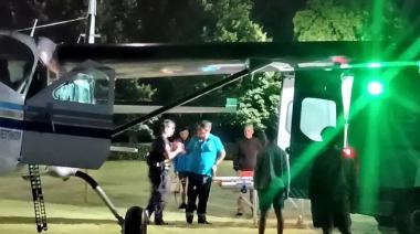 Vuelo sanitario nocturno con destino a Junín: el avión debió aterrizar en Chacabuco
