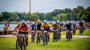 Con récord de inscriptos, se desarrolló la primera edición del "Desafío Laguna de Gómez" de Rural Bike