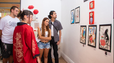 Quedó inaugurada la muestra de arte japonés “Apuntes de un camino”