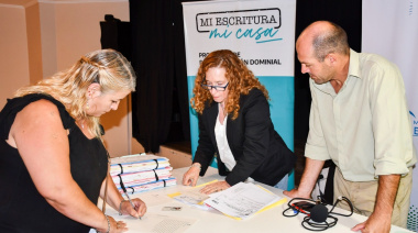 Mi Escritura, Mi Casa: se realizó una nueva jornada de firma de títulos de propiedad