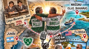 Verdolaga los volvió a unir: el reencuentro fuera del país entre dos hinchas de Sarmiento después de 30 años