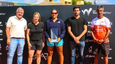 Junín fue sede de un torneo internacional de tenis y consagró a Luisina Giovannini