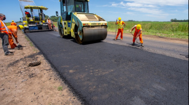 Realizan trabajos de reparación en la Ruta 50 entre La Trinidad y General Arenales