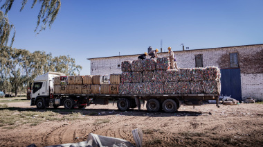 General Viamonte realizó la primera carga del año de materiales reciclados y superó las 25 toneladas recuperadas