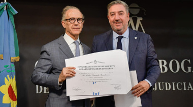 Rosenkrantz fue declarado Visitante Ilustre de la UNNOBA