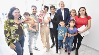 Kicillof entregó 101 viviendas a familias de Bahía Blanca