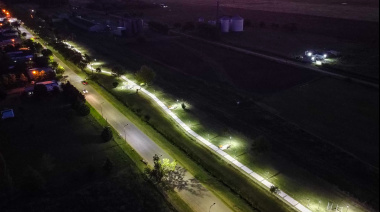 Inauguraron la puesta en valor del acceso a Arenaza con una nueva senda y espacio recreativo