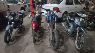 Secuestraron 9 motos en nuevos operativos
