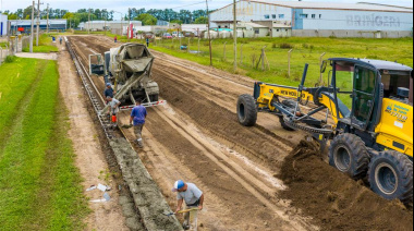 El Municipio avanza con obras de cordón cuneta en diferentes sectores de Junín