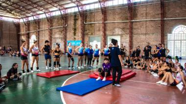 Junín fue sede de un exitoso campus provincial de gimnasia aeróbica en el Complejo San Martín