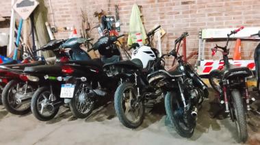 Mediante diversos operativos, secuestraron 15 motos durante el fin de semana