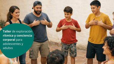 Junín: dictarán un taller de exploración rítmica y conciencia corporal