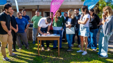 Agustín Roca: firmaron un convenio para fortalecer el reciclaje y avanzar en políticas de sustentabilidad