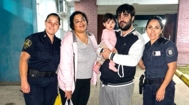 Rápida intervención policial permitió salvar a una bebé en General Pinto