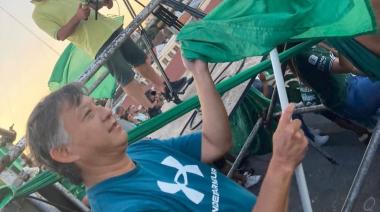 Dolor en la Filial 1° de Abril: falleció Marcos Okuyama, el japonés hincha de Sarmiento