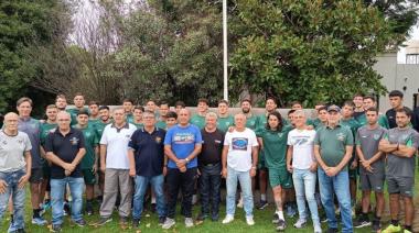 Sarmiento recibió a los excombatientes de Malvinas de Junín en el CAR