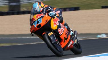 Moto3: el argentino Valentín Perrone consigue la pole position en el Gran Premio de Cataluña