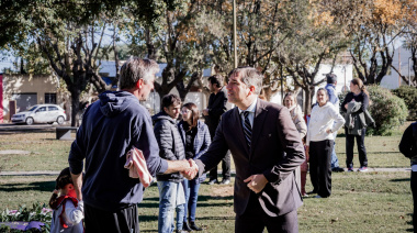 Baigorrita homenajeó a un héroe local a 44 años del hundimiento del ARA General Belgrano