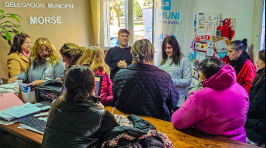 “La Muni en tu Barrio” llegó a Morse con atención integral y promoción del sistema de telemedicina