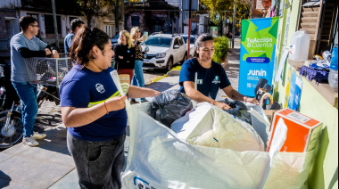 Junín lanzó el programa “Puntos Verdes Móviles” para fomentar el reciclaje en los barrios