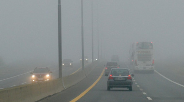 Comenzó la temporada de niebla en la Provincia y piden extremar los cuidados al manejar
