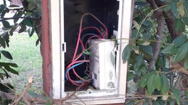 Preocupación por el robo de cables eléctricos en la zona de quintas de Junín