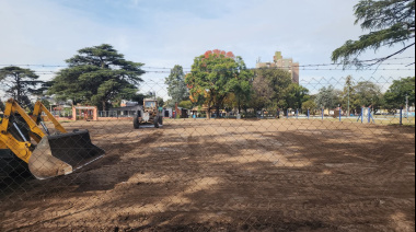 Tres obras en simultáneo avanzan en distintos sectores de Chacabuco