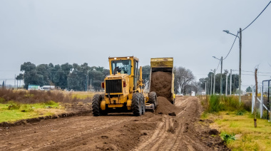El Municipio completó obras de mejorado de calles para las familias del Proyectar II en barrio La Celeste