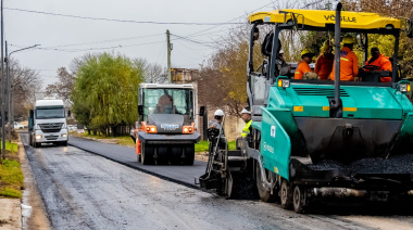 El intendente Fiorini destacó el avance de la obra pública en Junín