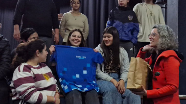 El Taller de Folklore Juvenil despidió a la estudiante italiana Ludovica en General Pinto