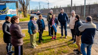 Fomentistas de Junín destacaron el avance de las obras de asfalto