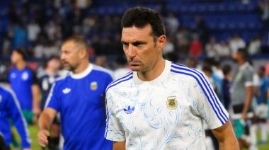 Los grandes ausentes en el primer 11 que paró Scaloni en el entrenamiento de la Selección argentina