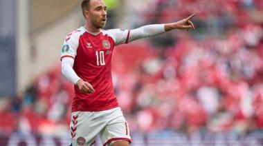 Christian Eriksen se desplomó durante el amistoso entre Dinamarca y Ucrania