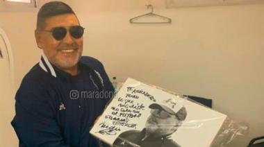 La familia de Maradona despidió al “Indio” Solari