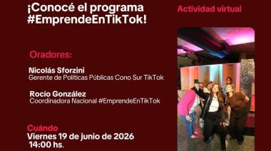 Arenales: invitan a emprendedores y comerciantes a descubrir cómo potenciar sus ventas con TikTok