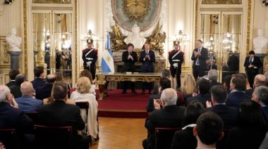 Juró Santilli en la Rosada como nuevo Jefe de Gabinete