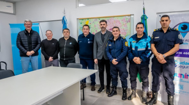 Fiorini recibió a las nuevas autoridades policiales y pidió fortalecer el trabajo conjunto para reforzar la prevención