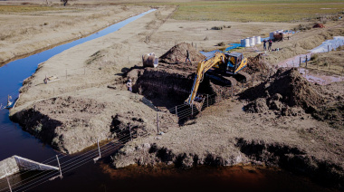 Comenzó la reconstrucción del puente sobre el canal San Emilio Sur en General Viamonte