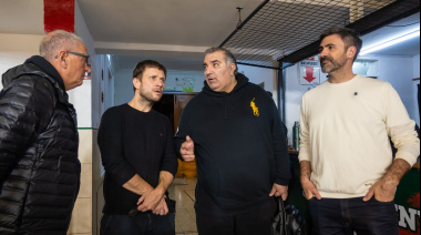 Fiorini visitó el Club Ciclista Juninense y destacó el rol de los clubes en la formación y la inclusión de niños y jóvenes