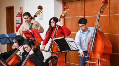 La Orquesta Infanto-Juvenil ofreció un concierto en el Centro Cultural "Florencio Constantino"