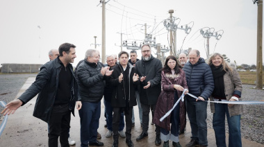 Kicillof inauguró la nueva Estación Transformadora de Salto