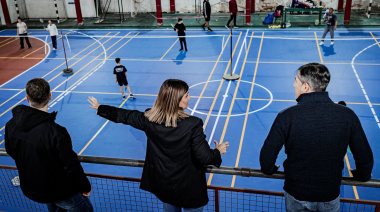 Mejoras en el gimnasio del Colegio San José: renovaron instalaciones para fortalecer las actividades deportivas