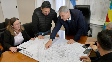 Marinucci, Arata y Golía avanzan con un proyecto clave para garantizar el transporte público en Chacabuco